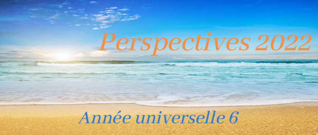 Perspectives 2022 Numerologie dynamique annee 6